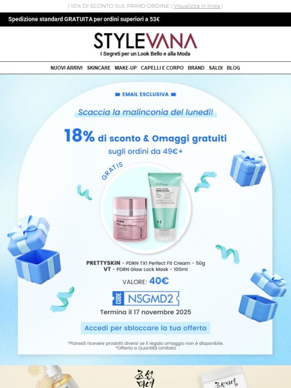 Meriti un regalo di lunedì! 💝