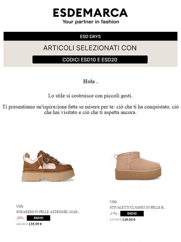 , prodotti consigliati per te