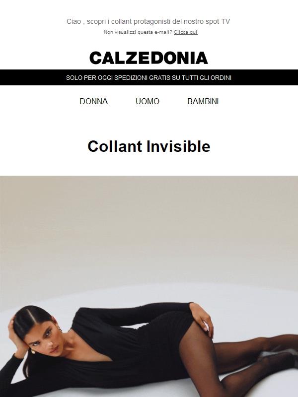 I collant visti in TV