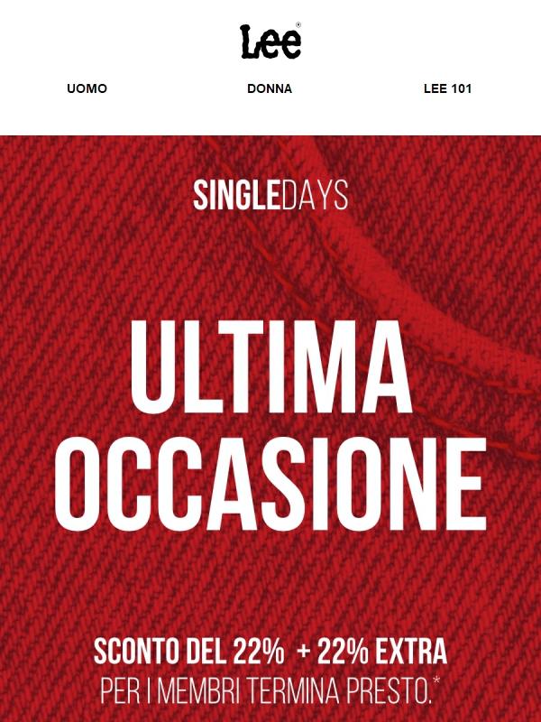 ⏰ Ultima occasione: lo SCONTO del 22% + 22% extra per i membri termina presto.