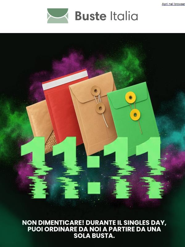 11% de réduction pour le Singles Day !