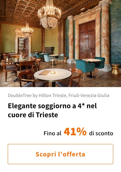 Elegante soggiorno a 4* nel cuore di Trieste