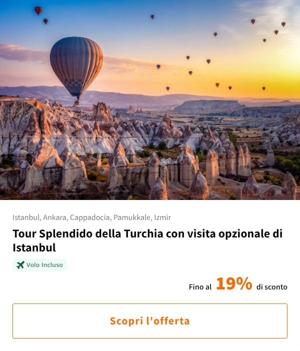 Tour Splendido della Turchia con visita opzionale di Istanbul