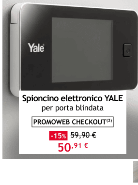 spioncino elettronico yale