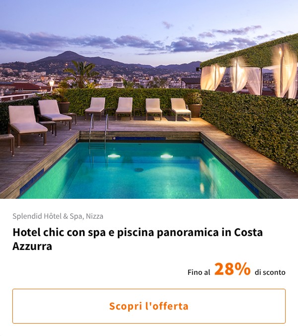 Hotel chic con spa e piscina panoramica in Costa Azzurra