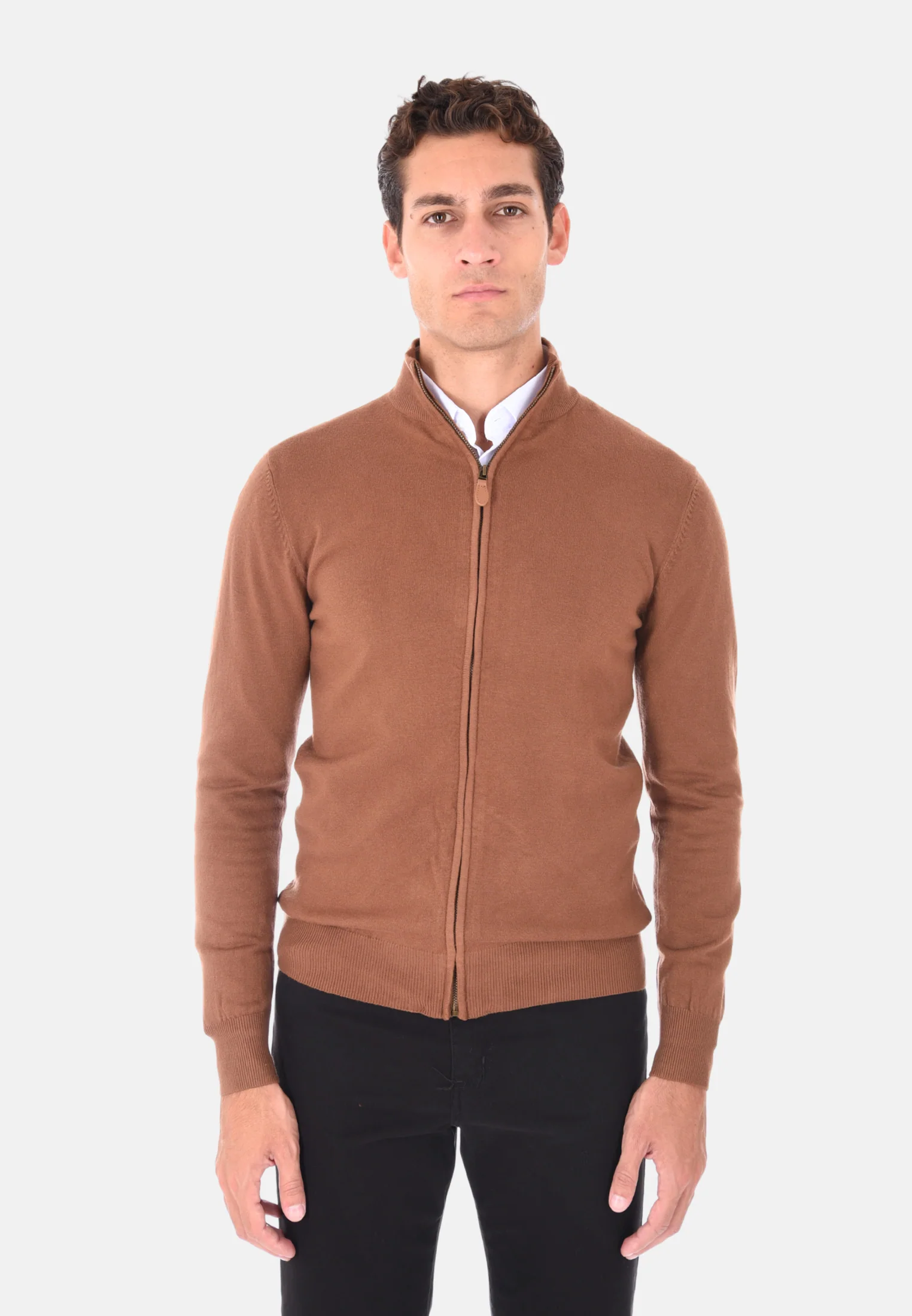 Image of Maglione zip intera