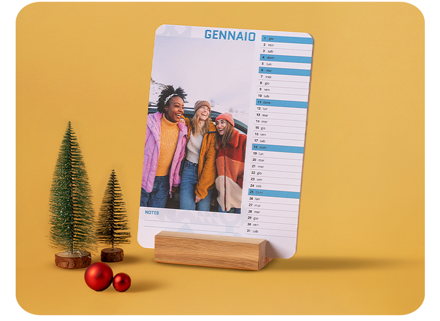 Il Calendario da tavolo Cards è perfetto per la tua migliore amica