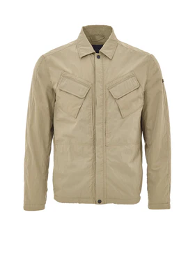 Giubbino Overshirt in Tessuto Tecnico Beige Paul & Shark