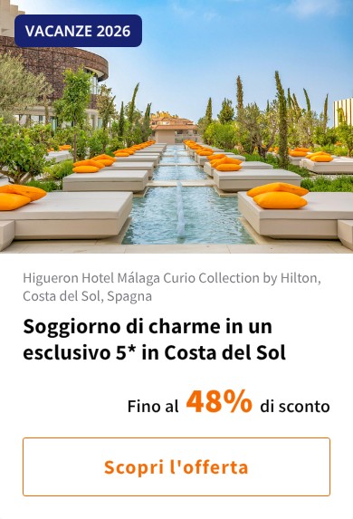 Soggiorno di charme in un esclusivo 5* in Costa del Sol
