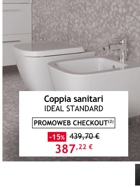 coppia sanitari ideal standard