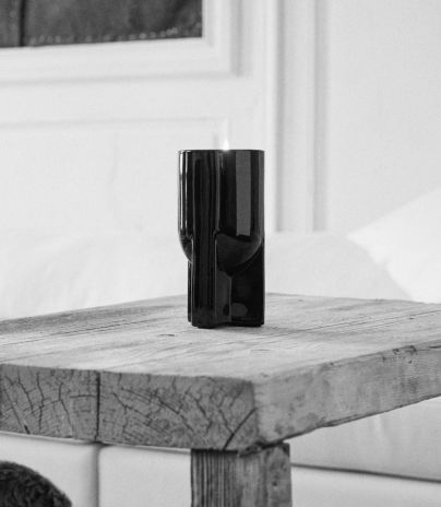 Green and white sneaker