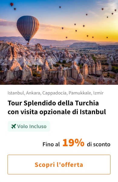 Tour Splendido della Turchia con visita opzionale di Istanbul
