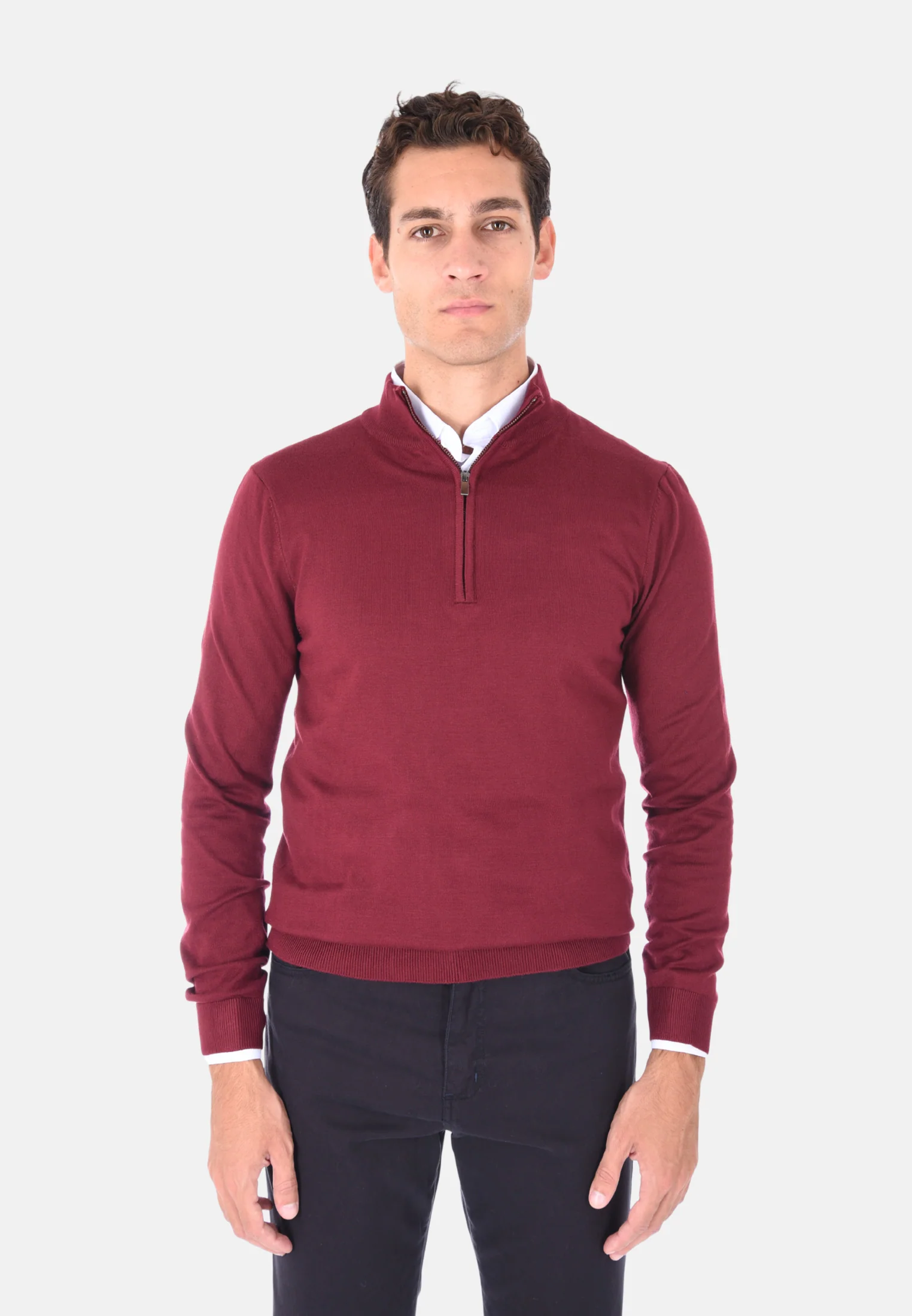 Image of Maglione mezza zip