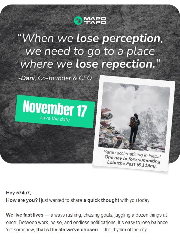 Save the date: November 17.