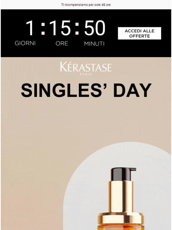 🎁 Singles' Day: la nostra offerta ti sta aspettando!