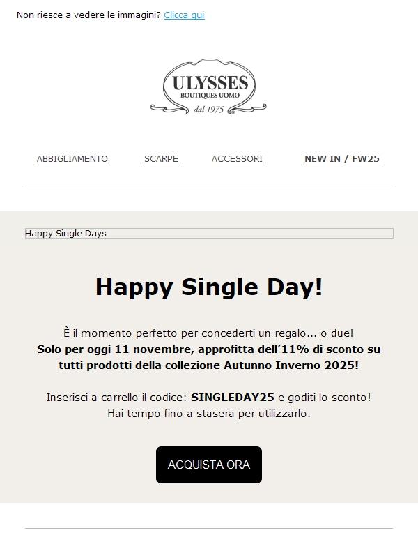 È il giorno perfetto per farsi un regalo!