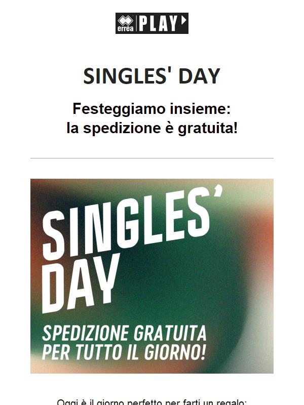 Oggi la spedizione è gratis!