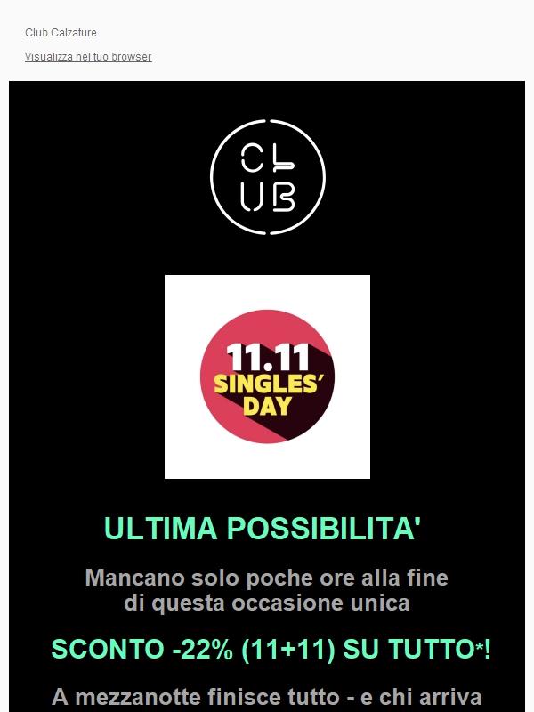 Ultima chiamata 🚀 per il tuo sconto -22%