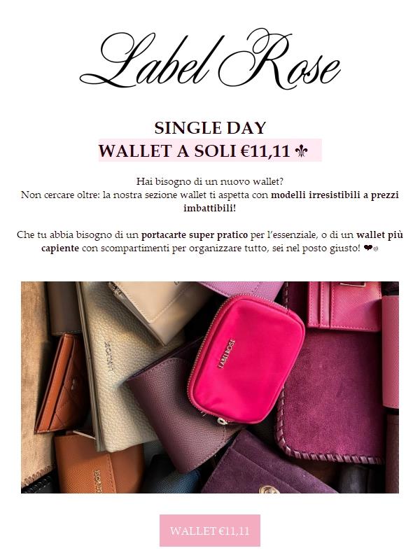 WALLET A SOLI €11,11 🎇🔥