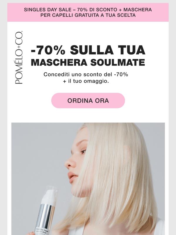 La tua maschera per capelli soulmate ti aspetta,