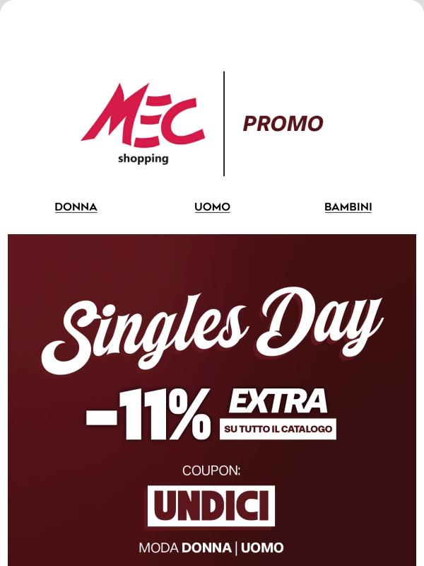 -11% extra SU TUTTO! ⏰ Restano poche ore!!!