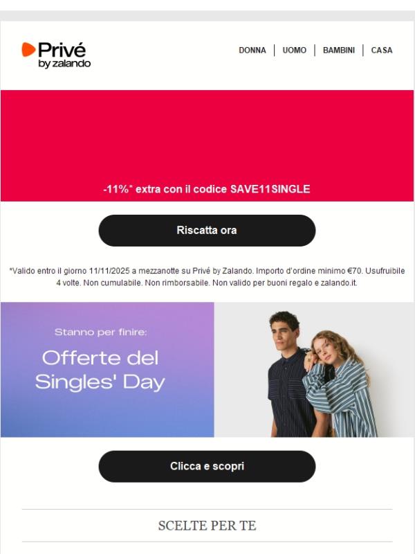 Under Armour per il finale di Singles' Day + 11%** extra 🧁