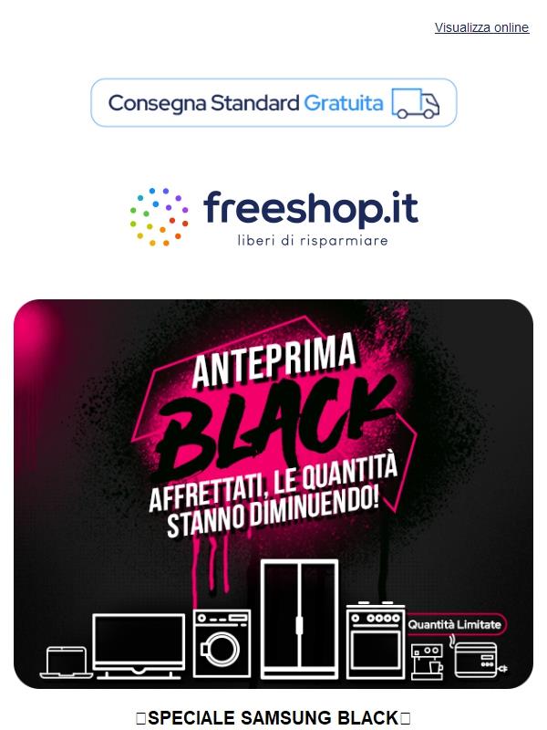 🖤 Offerte Samsung Black in rapido esaurimento — affrettati!