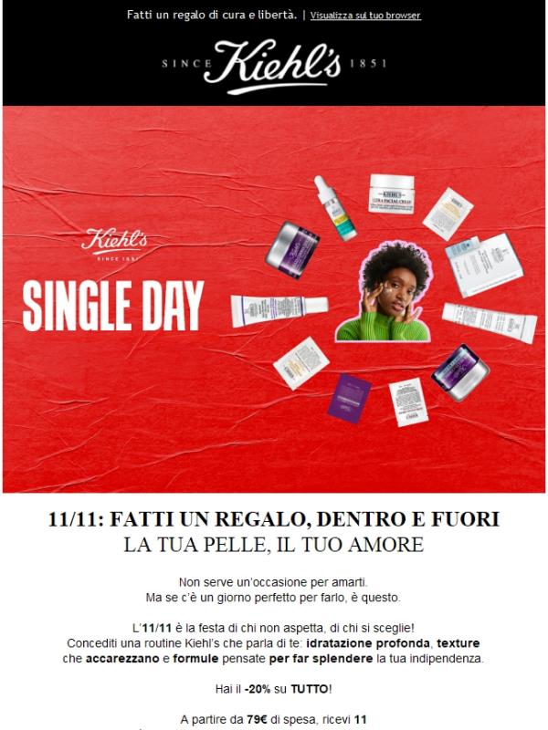 È il Single Day! Riscatta il tuo coupon