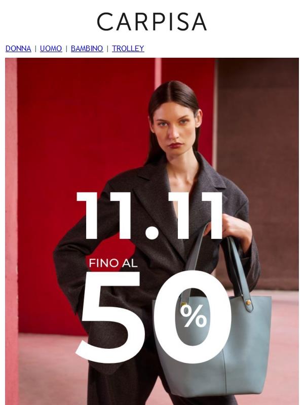 ⏰ Ultime ore! Fino a mezzanotte: fino al -50% + spedizione gratuita!