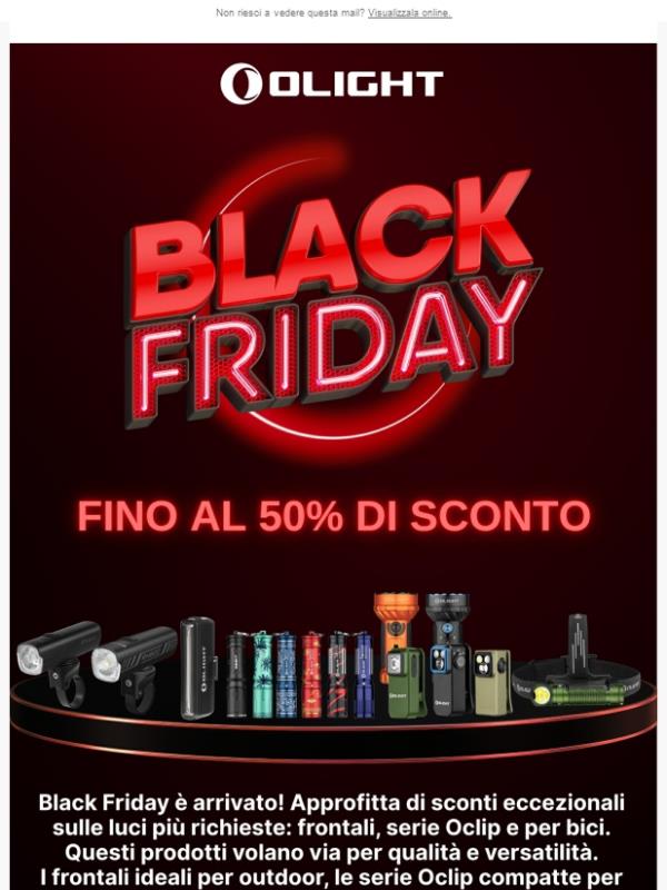 Più luce, meno prezzo – fino al 50% di sconto!