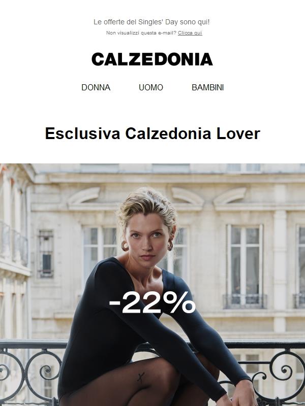 Singles' Day: -22% solo in app