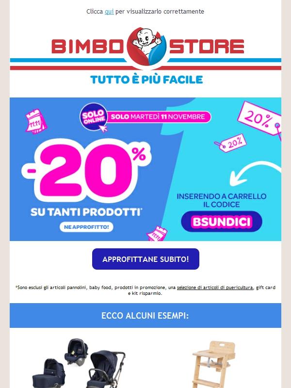 🔥🛍️ 11.11 è arrivatoo! 20% solo per oggi
