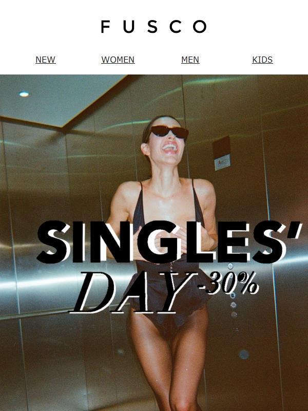 Celebriamo il Singles' Day con uno sconto speciale.