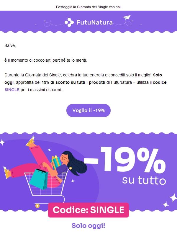 -19% su tutta l’offerta 🌟