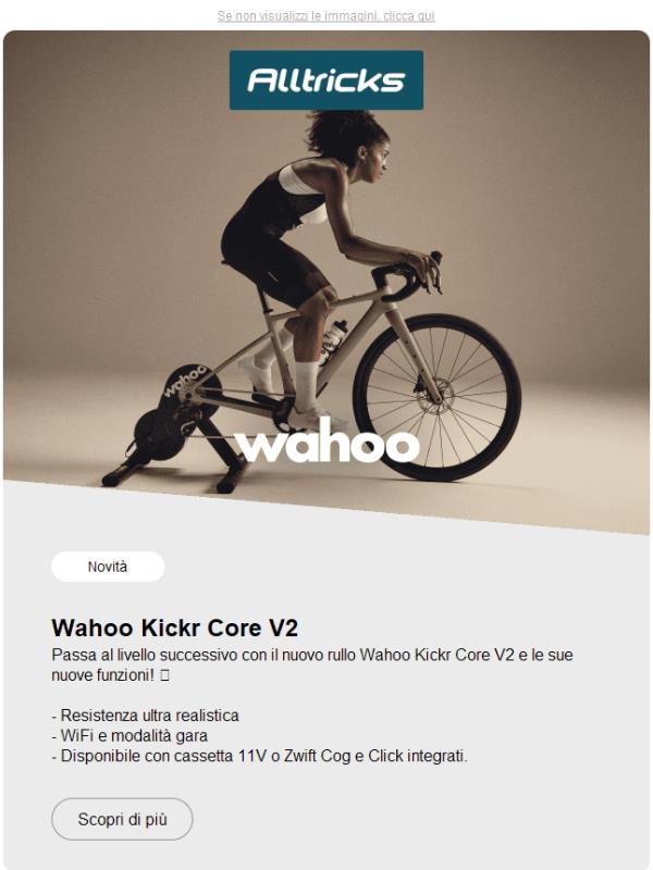 Wahoo Kickr Core 2: il rullo da allenamento con Race Mode integrato!