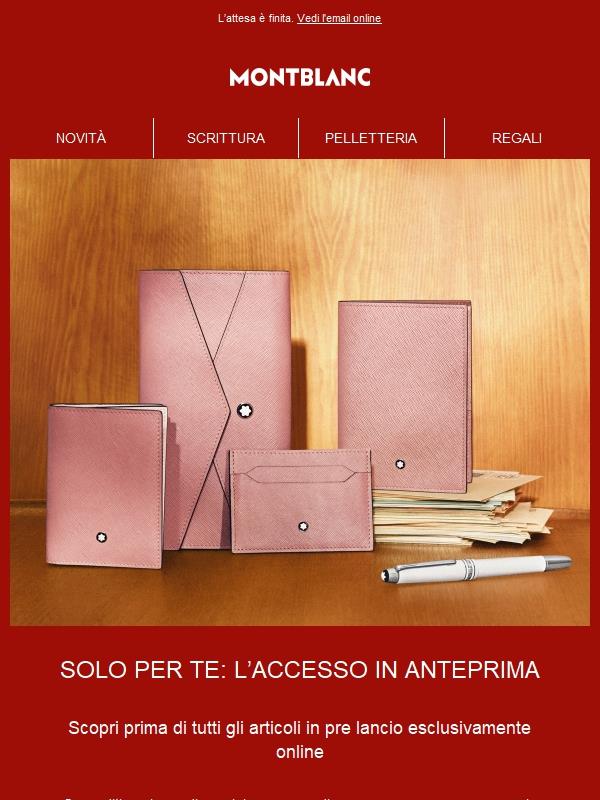L’accesso agli articoli in pre lancio esclusivamente online inizia ora