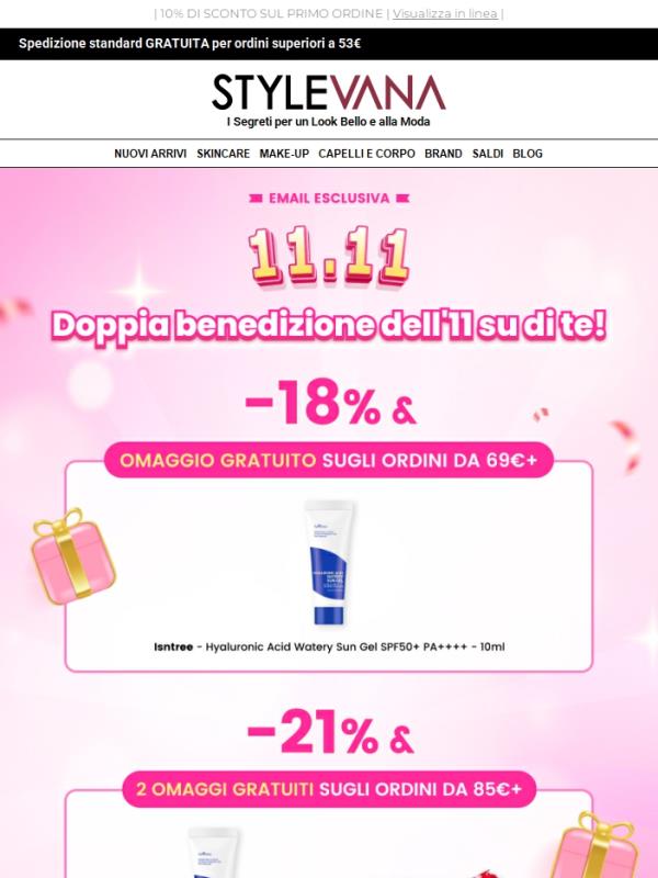 Doppio 11 = doppi regali! 😍