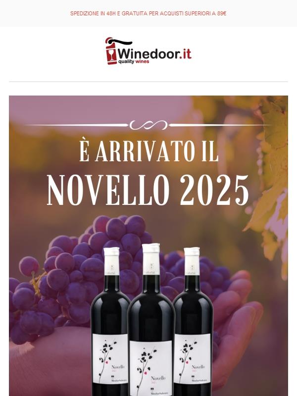 🤩 ORA DISPONIBILE Novello 2025!