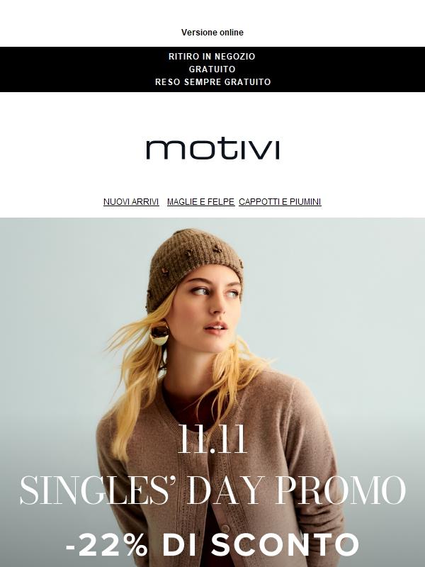 Singles’ Day | -22% su tutta la collezione