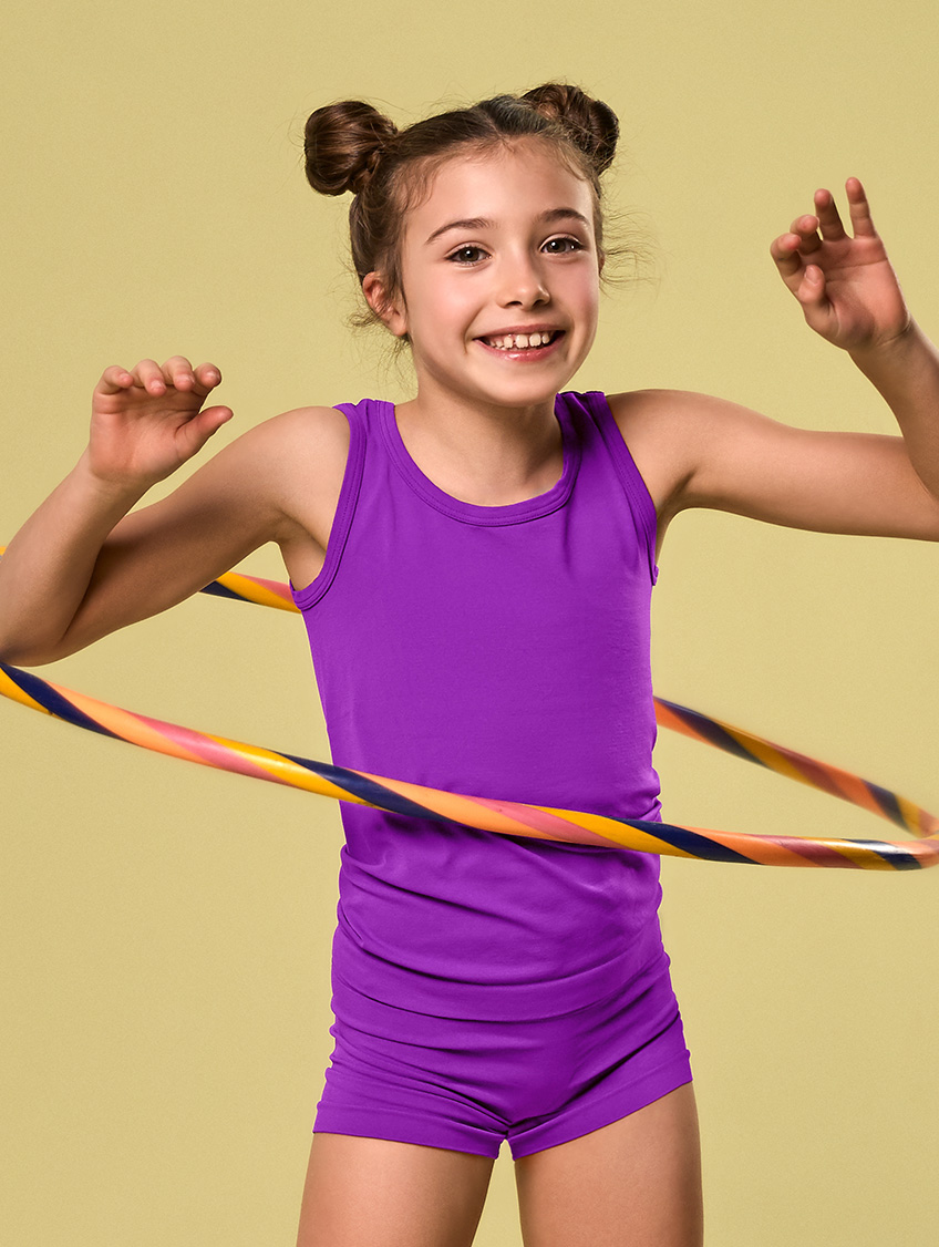 Image of Culotte Pantaloncino Bimba - - Iris