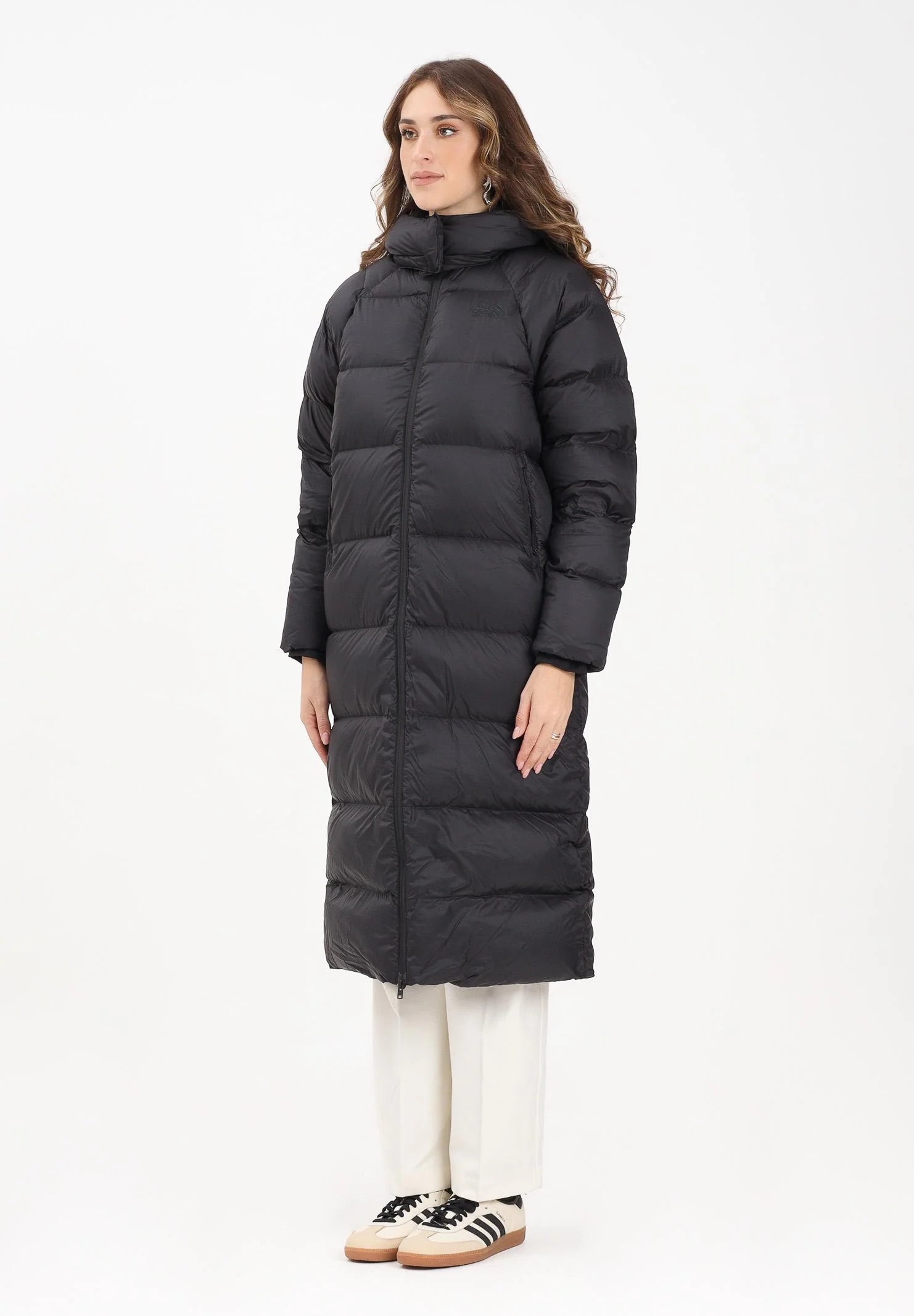 Image of THE NORTH FACE Piumino lungo Hydrenalite City nero da donna