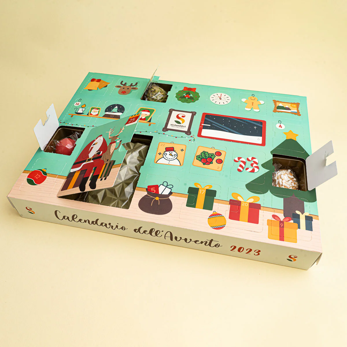 Image of Calendario dell'Avvento formato 700g con 33 prodotti all'interno