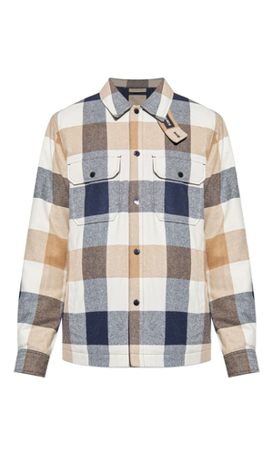 Checked shirt jacket