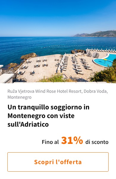 Un tranquillo soggiorno in Montenegro con viste sull&#x27;Adriatico