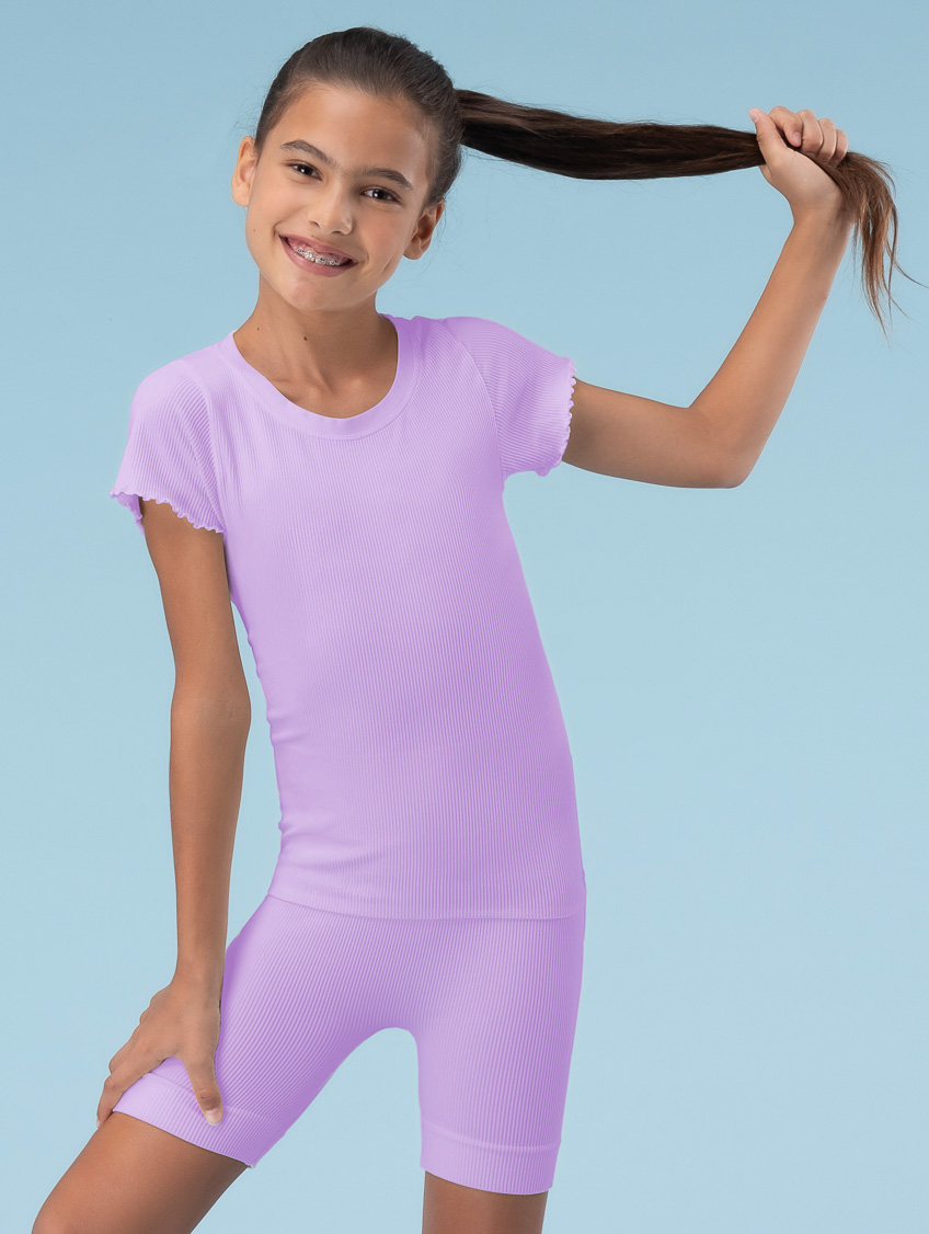 Image of T-shirt Bimba Costina - Lavanda