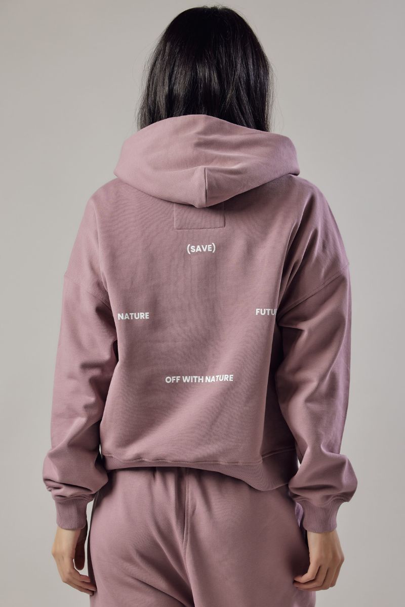 Felpa con Cappuccio Loose Fit Donna