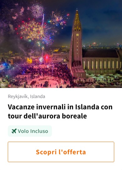 Vacanze invernali in Islanda con tour dell&#x27;aurora boreale