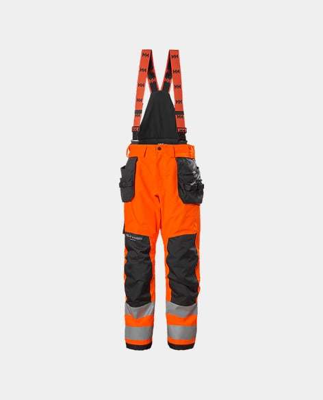 Alna 2.0 Hi Vis Winter Insulated Construction Bib Trousers Class 2