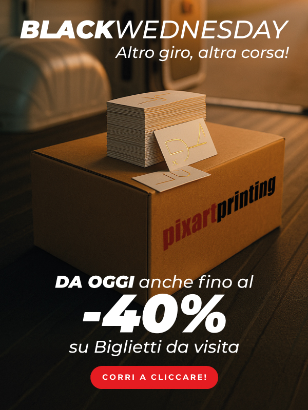 Da oggi anche i biglietti da visita fino al -40%!