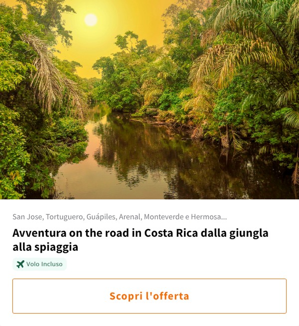 Avventura on the road in Costa Rica dalla giungla alla spiaggia